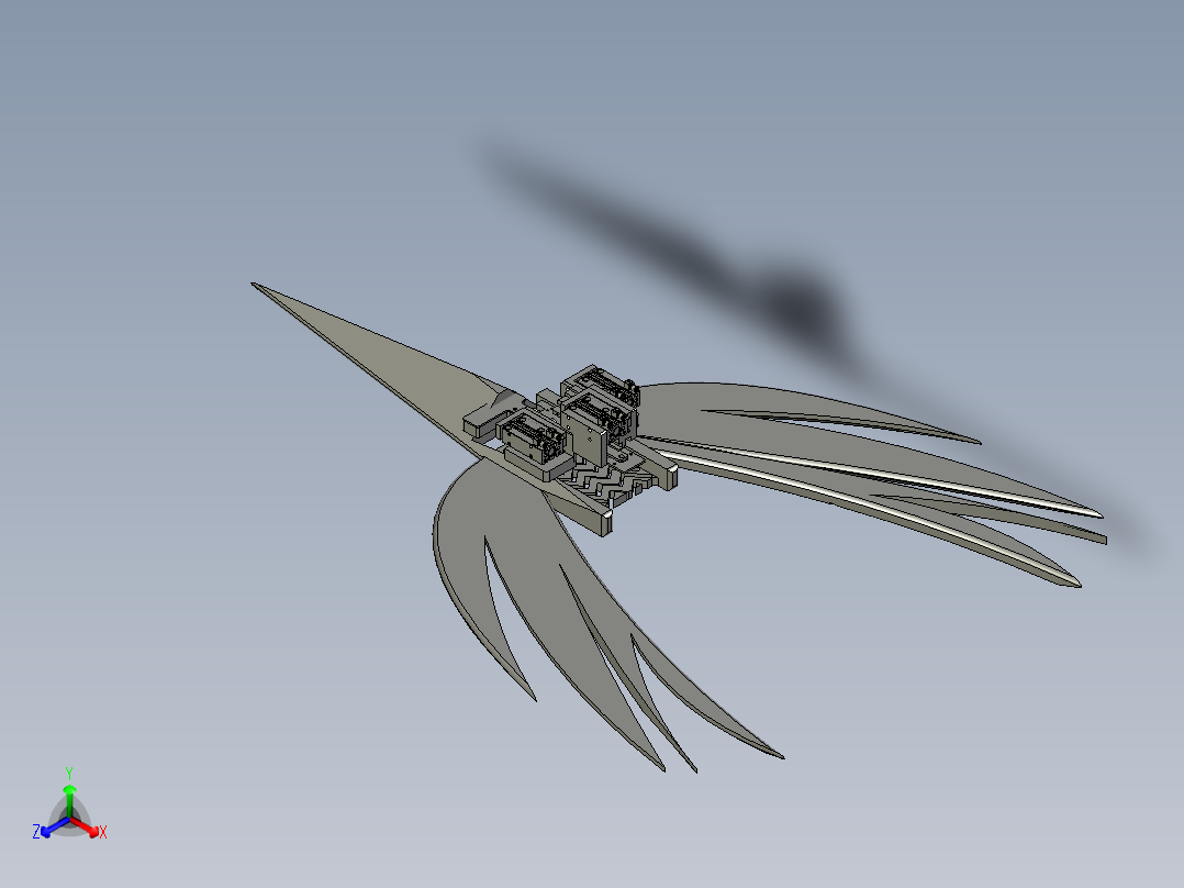 鸟型快速无人机