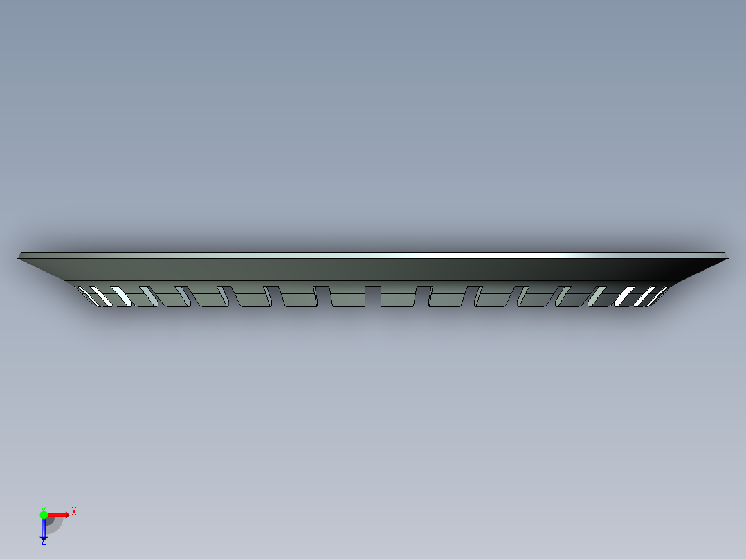 长安悦翔家用轿车真空助力器的改进设计含NX三维及4张CAD图俯视图