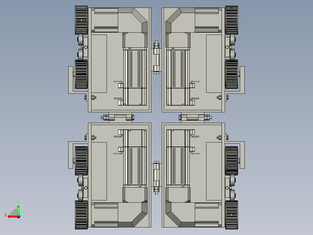 玻璃外墙爬墙机器人后视图