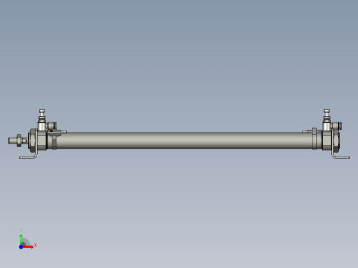 气缸MF25x400SCMLB(0)+(CS1-M-2)前视缩略图