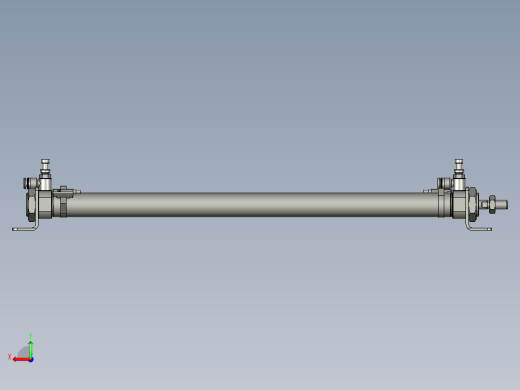 气缸MF25x400SCMLB(0)+(CS1-M-2)后视缩略图