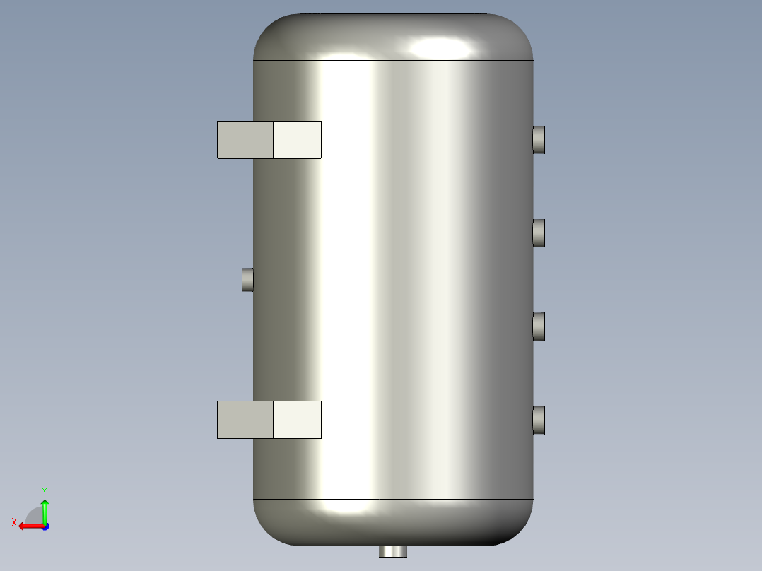 50LB款侧三孔安装尺寸455x115-002后视图
