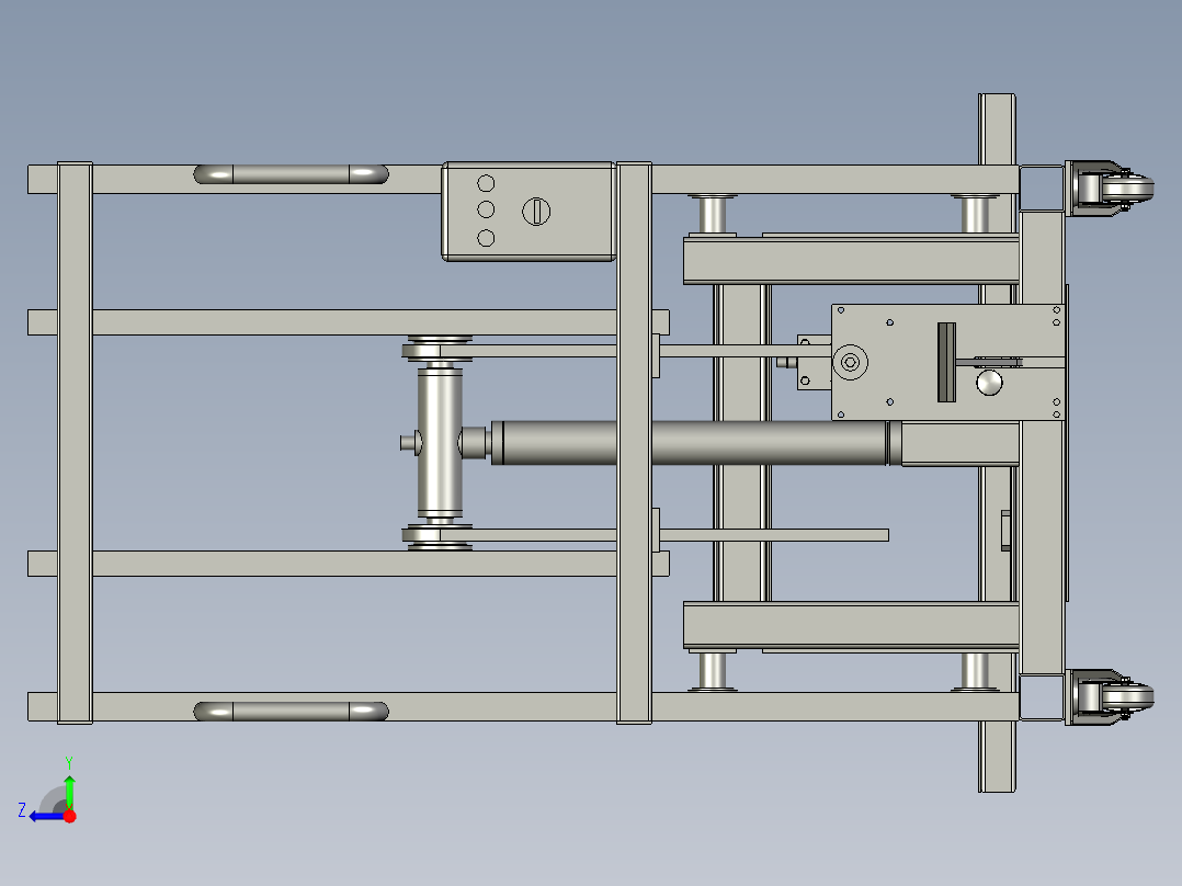铲式提升机(最低右视图