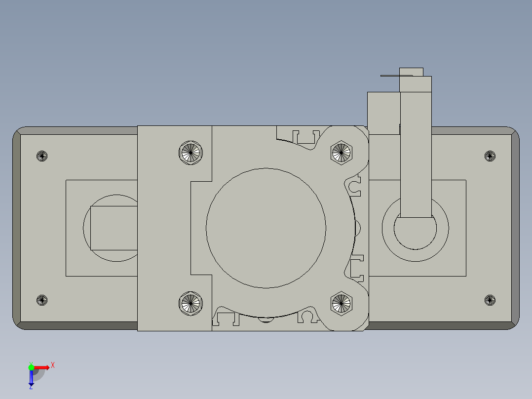 印头组件俯视图