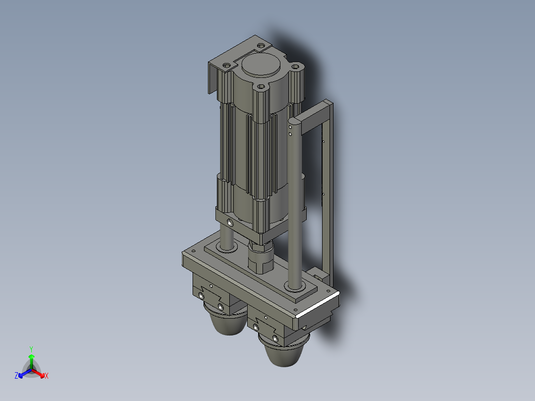 印头组件正等轴测图