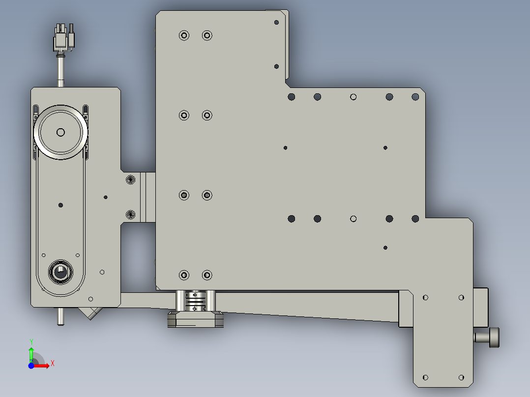 0302旋转涡流组件前视图