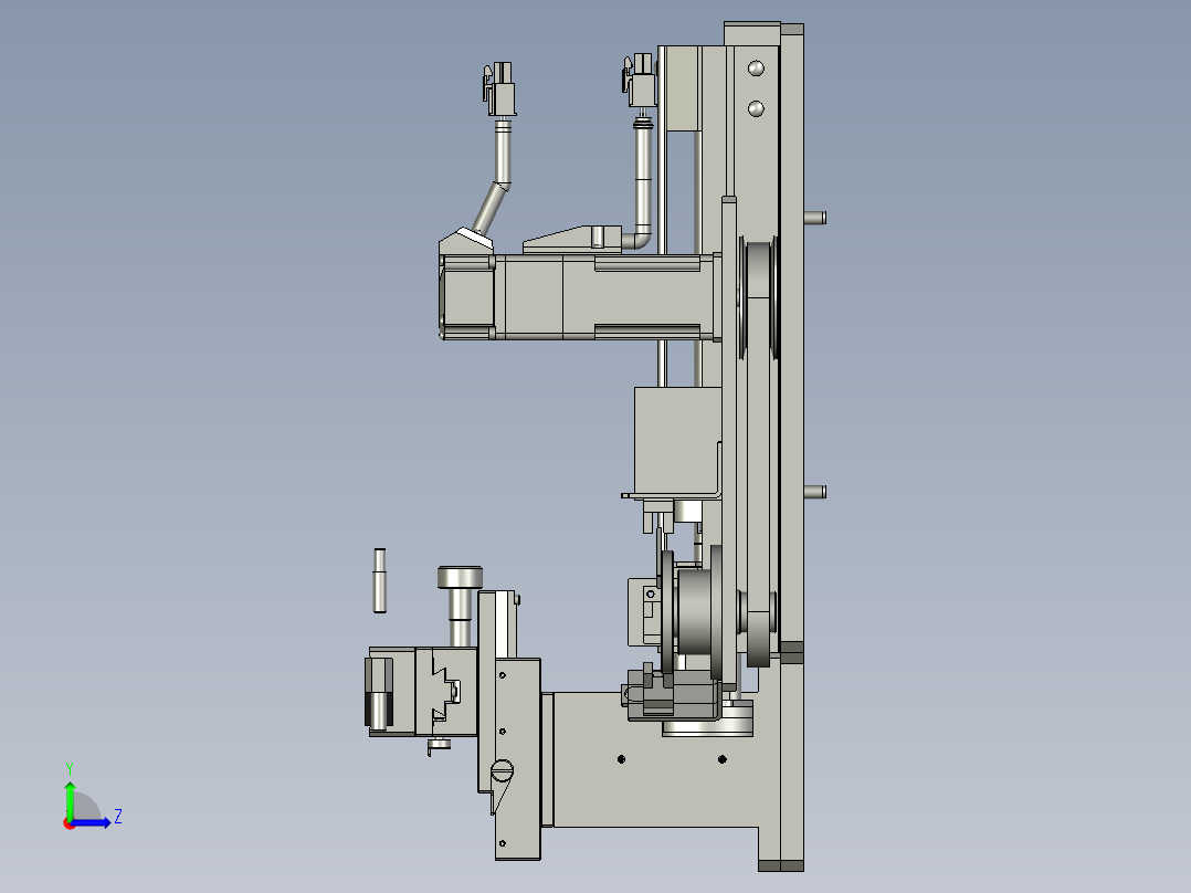 0302旋转涡流组件左视图