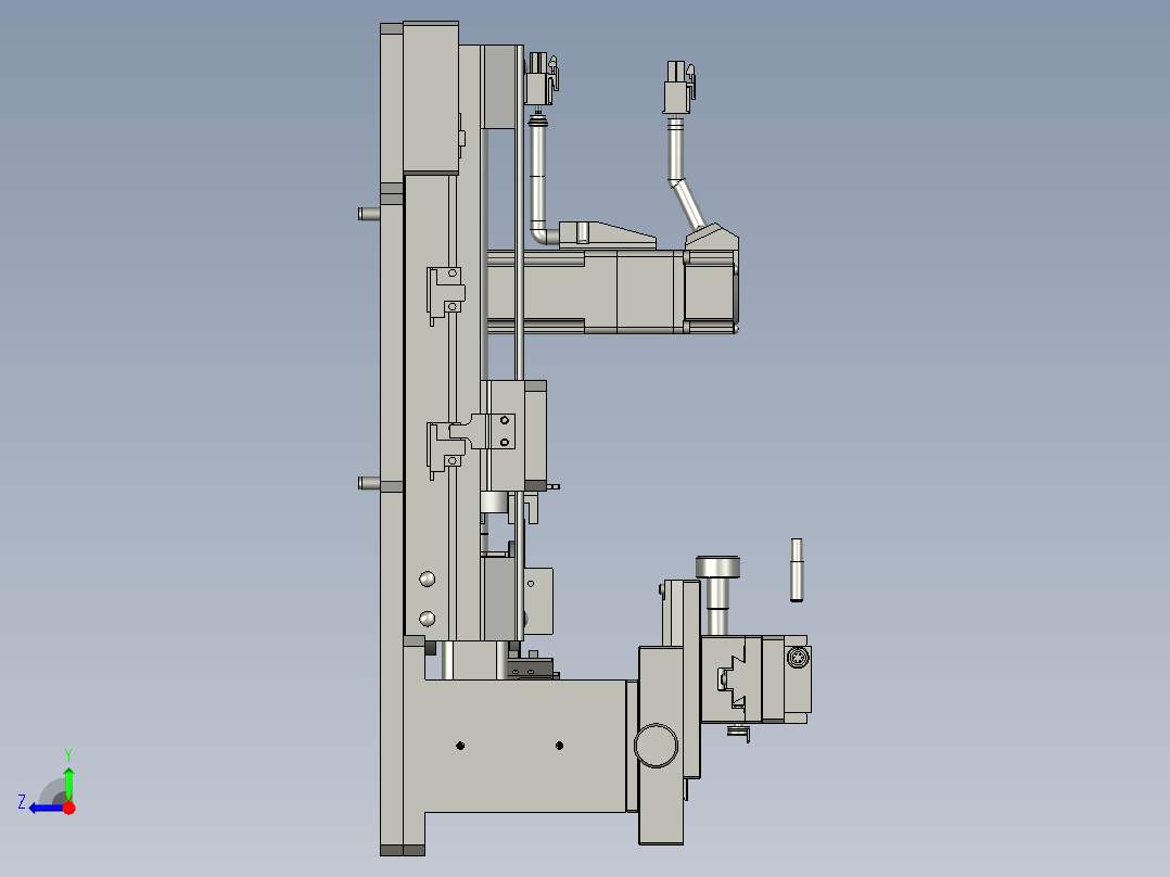 0302旋转涡流组件右视图