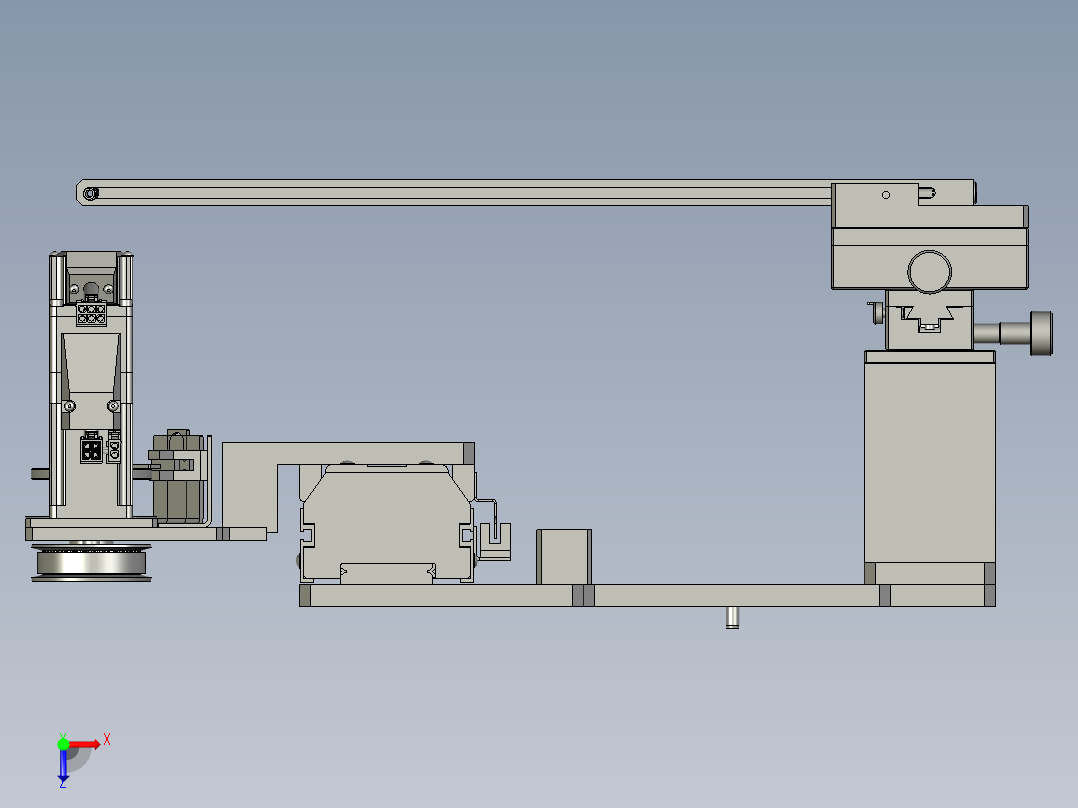 0302旋转涡流组件俯视图