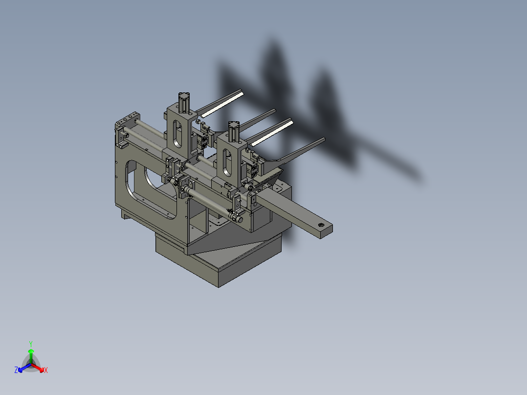 YWP200K4-10-03-00平移组件主视图