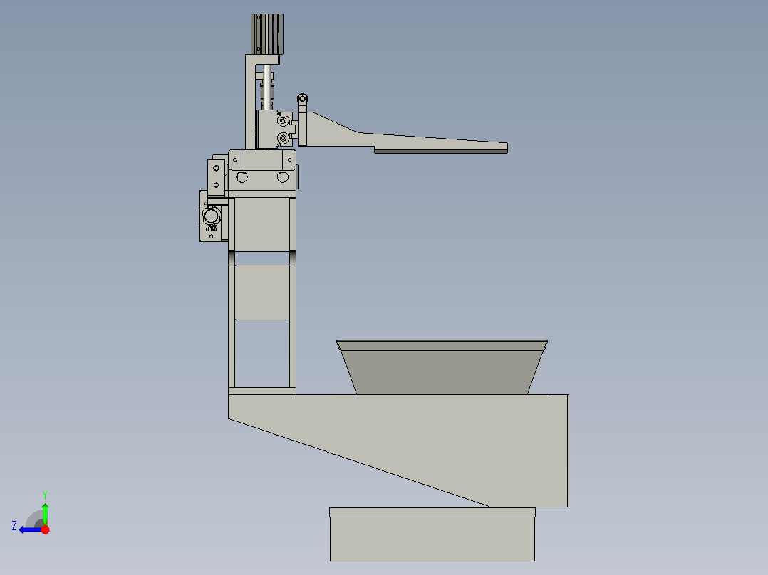 YWP200K4-10-03-00平移组件右视图