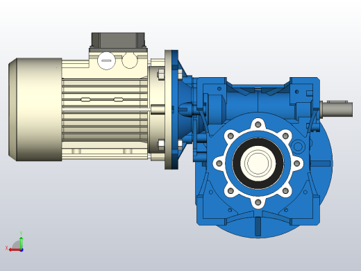 蜗轮减速器NMRV-P 090 i-60后视缩略图