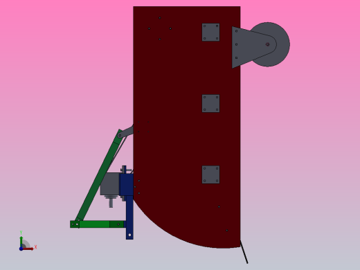 3D-SW三维渲染彩图-土豆收获机马铃薯收获机设计ID960788-红薯收获机挖掘机 前视缩略图