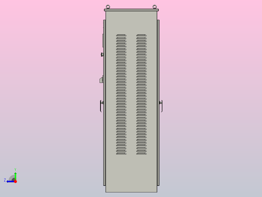 JJ1-132～180自耦减压起动控制柜三维模型202010右视图