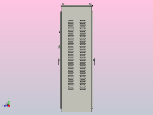 JJ1-132～180自耦减压起动控制柜三维模型202010右视缩略图