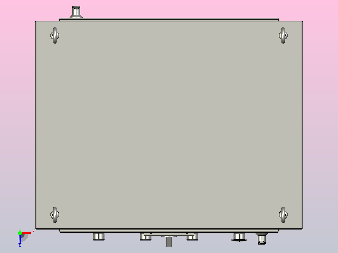 JJ1-132～180自耦减压起动控制柜三维模型202010俯视图
