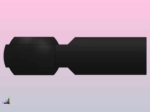 S球面单耳接杆[125]气缸附件右视缩略图