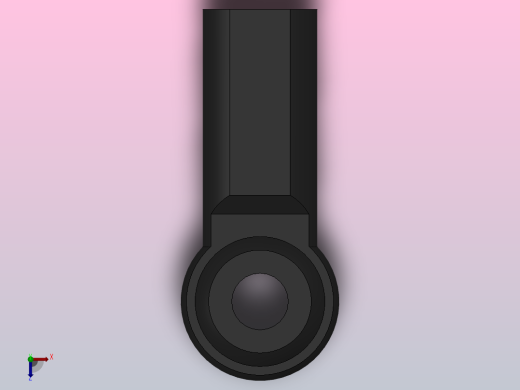 S球面单耳接杆[125]气缸附件俯视缩略图