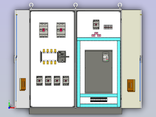 仿威图双电源CDQ1S变频柜前视缩略图