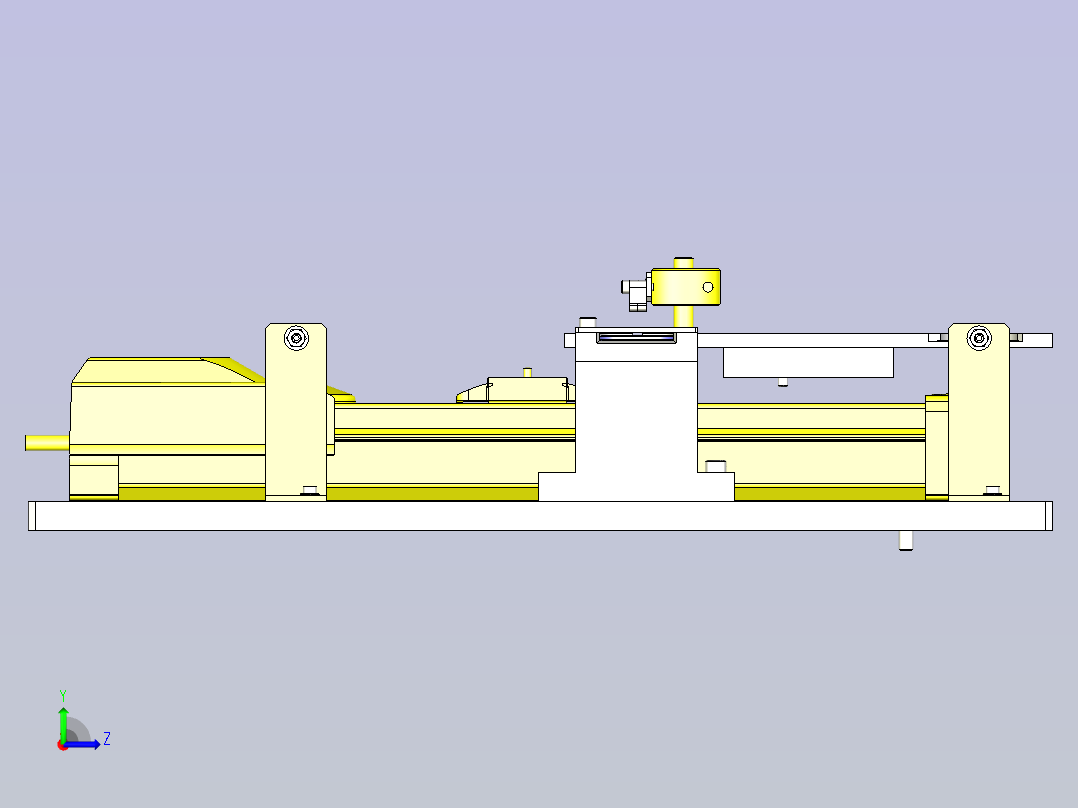 一款垫圈排出机3D模型左视图