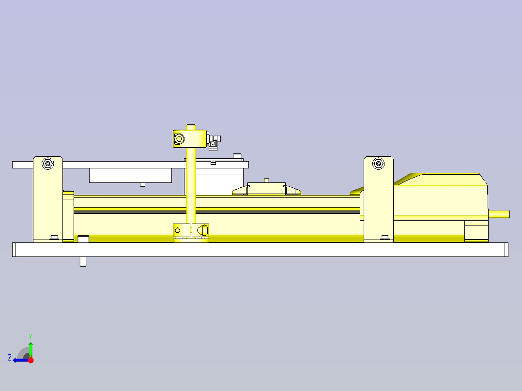 一款垫圈排出机3D模型右视图