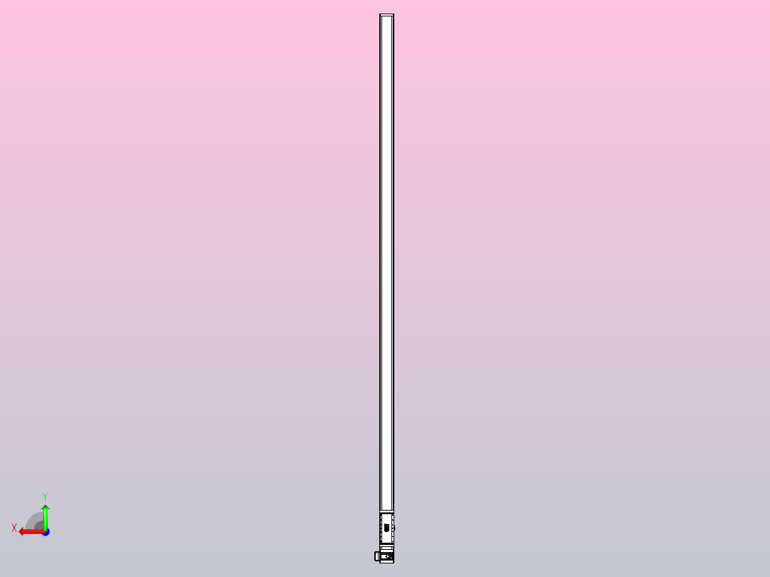 伺服电机集成皮带传动直线执行器TPA-OCB-140-256-L4850-LU-P75-N3后视图