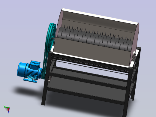 小型小麦脱粒机结构设计 - 副本