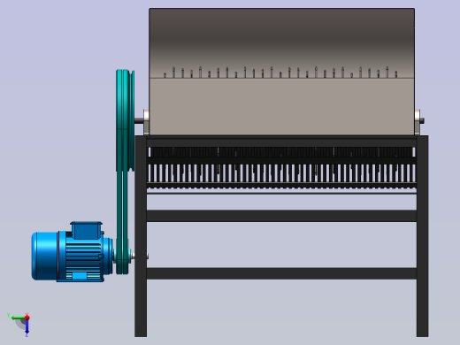 小型小麦脱粒机结构设计 - 副本后视缩略图