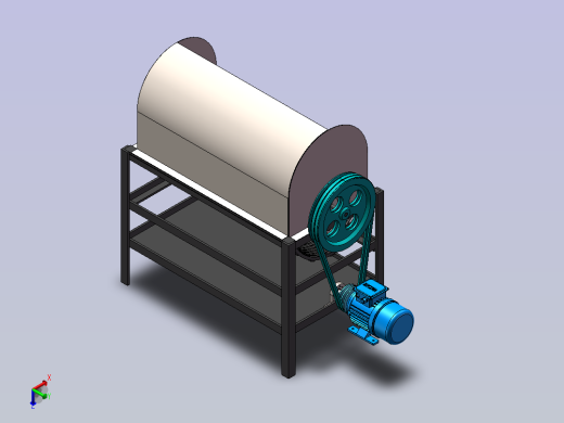 小型小麦脱粒机结构设计 - 副本正等轴测缩略图