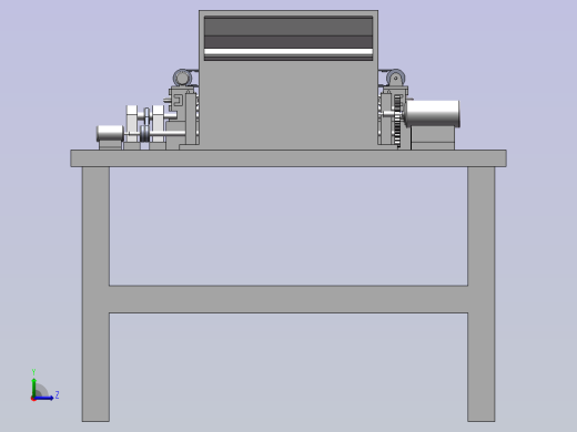 三坐标写字机左视缩略图