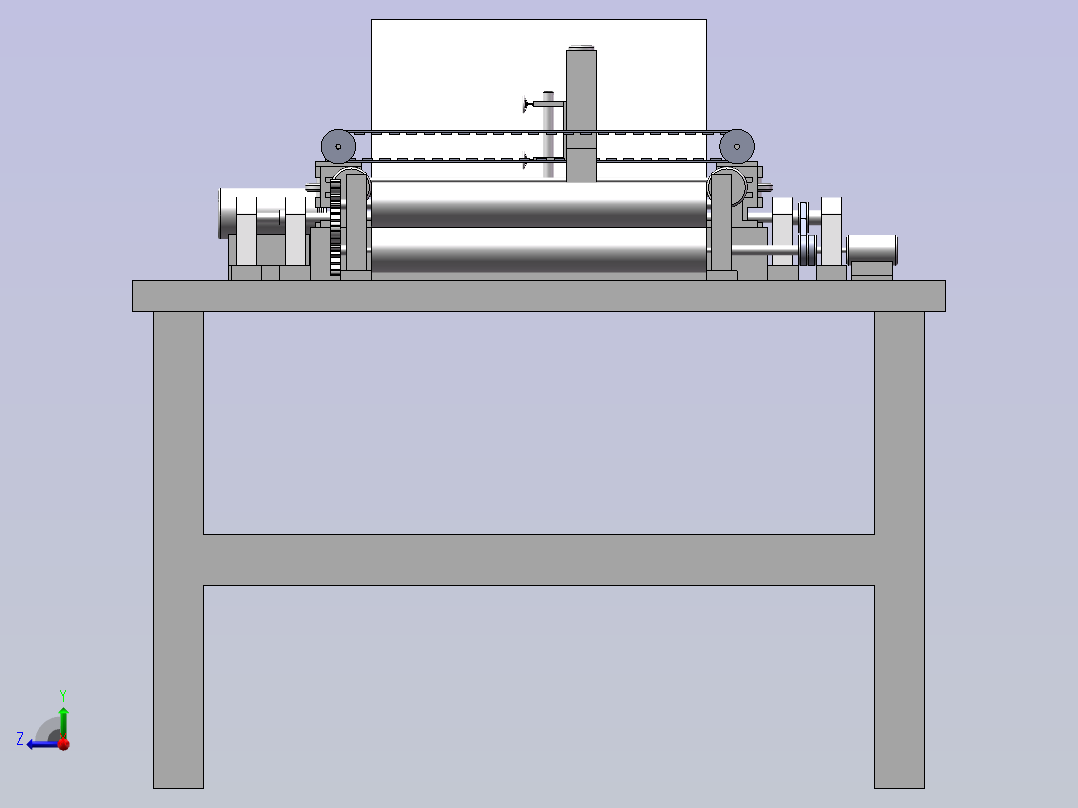 三坐标写字机右视图