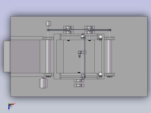 三坐标写字机俯视缩略图