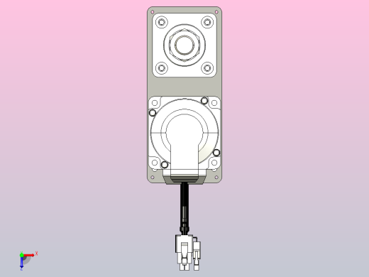 轻载电动缸TPA-ESR40-1210C-L300-MR-W-P40-C3俯视缩略图