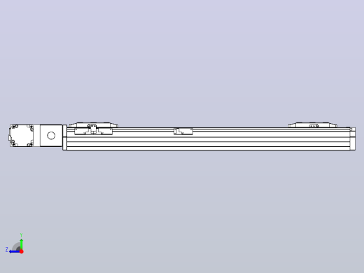 皮带直线轴双滑块型TPA-GCBS-80-P60-L225-QL-M20-N3右视缩略图
