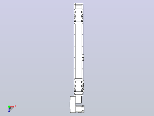 皮带直线轴双滑块型TPA-GCBS-80-P60-L225-QL-M20-N3俯视缩略图