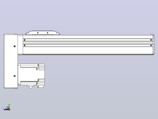 滚珠丝杠直线轴带导轨全封闭TPA-HCR-65S-1610C-L250-MP-Y-P20-N3右视缩略图