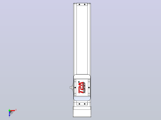 滚珠丝杠直线轴带导轨全封闭TPA-HCR-65S-1610C-L250-MP-Y-P20-N3俯视缩略图