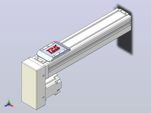 滚珠丝杠直线轴带导轨全封闭TPA-HCR-65S-1610C-L250-MP-Y-P20-N3正等轴测缩略图