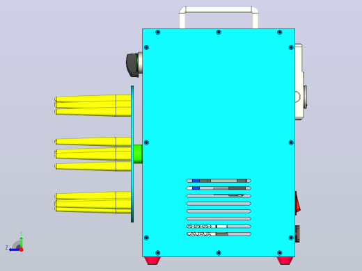 缠绕机 绕线机emt80042-00-htp-assembly-1832-模型格式为 stp右视缩略图