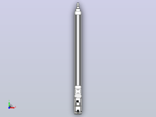 轻载电动缸TPA-ESR40-1210C-L450-M-W-P40-C3前视缩略图