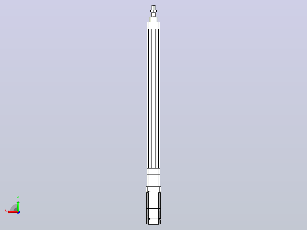 轻载电动缸TPA-ESR40-1210C-L450-M-W-P40-C3后视图