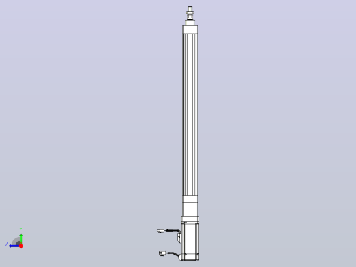 轻载电动缸TPA-ESR40-1210C-L450-M-W-P40-C3右视缩略图