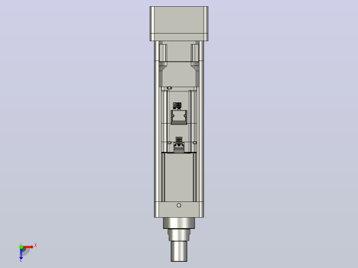 轻载电动缸TPA-ESR100-3210C-L150-MR-W-P75-JX-C3俯视缩略图