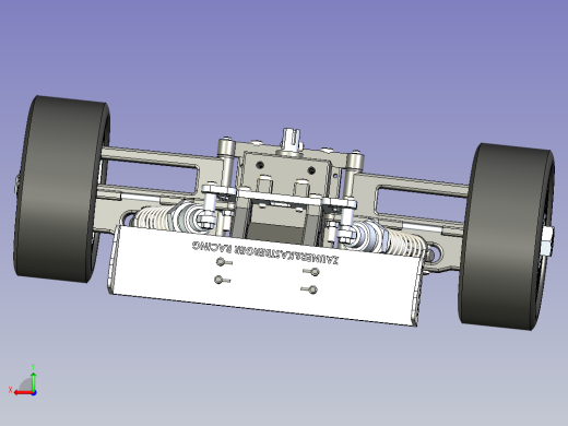 赛车悬架3D模型后视缩略图