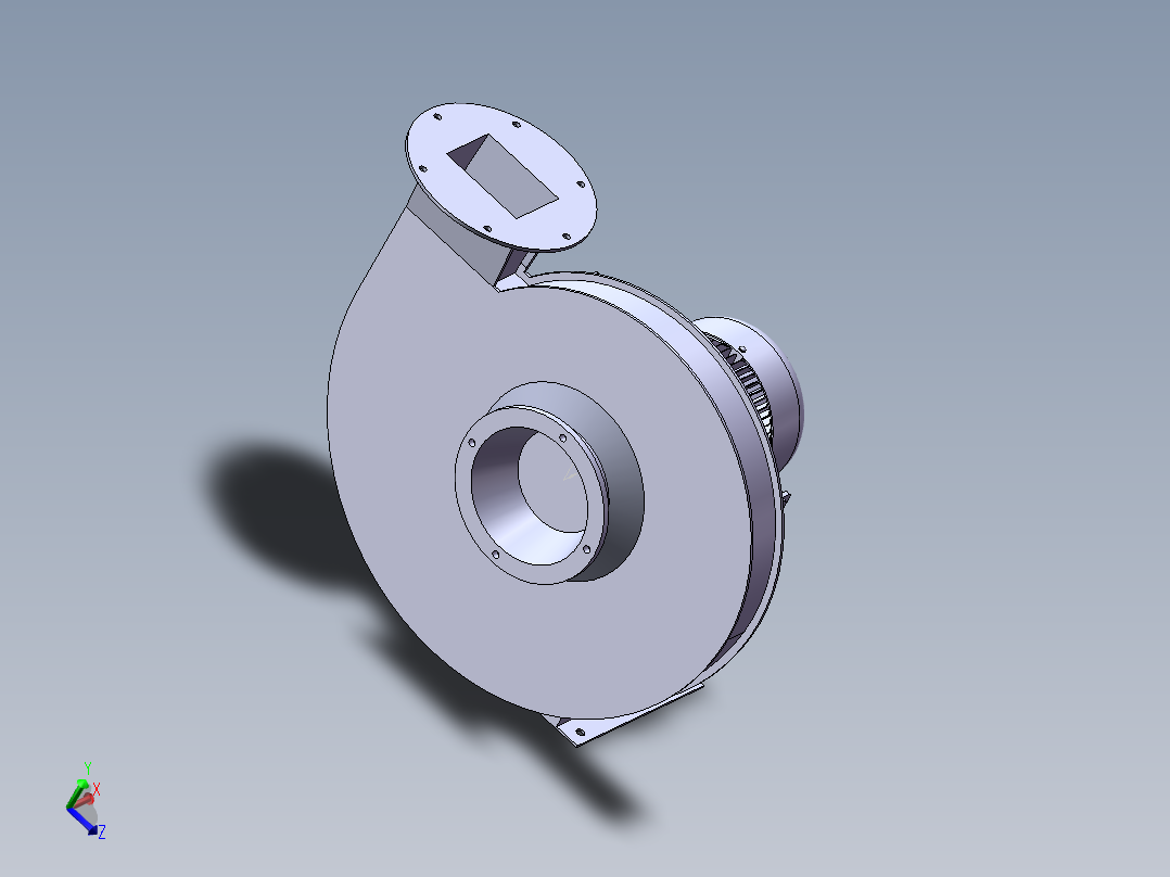 风机9-19 4A 3KW主视图