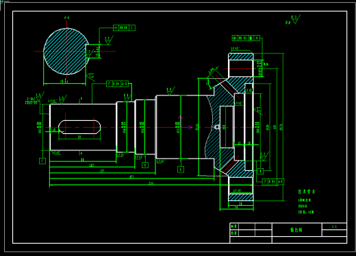 0057-输出轴机械加工工艺规程及10×φ20孔夹具设计缩略图