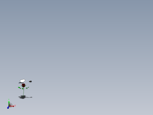 包含蝴蝶、蜜蜂、玫瑰花