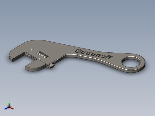 扳手3正等轴测缩略图
