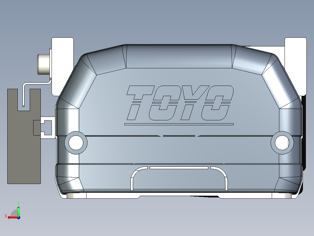 Toyo东佑达直线模组-ETH10-50-BC-200W+煞車后视图