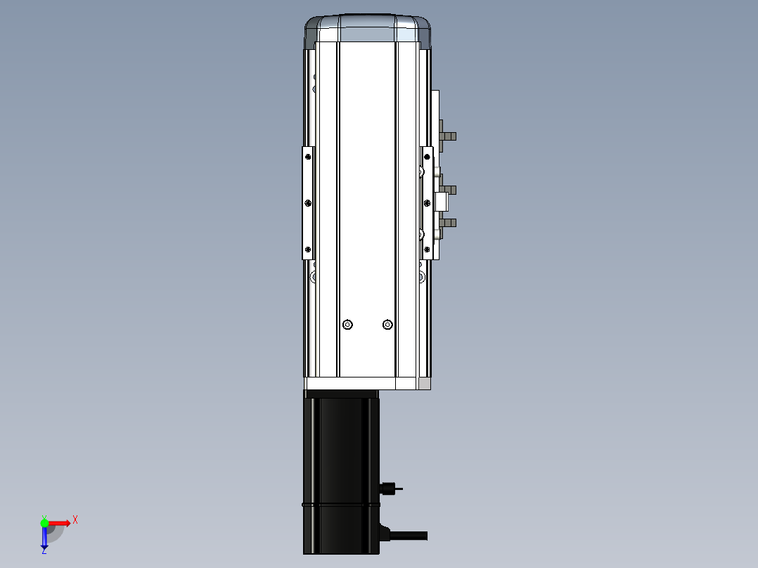Toyo东佑达直线模组-ETH10-50-BC-200W+煞車俯视图